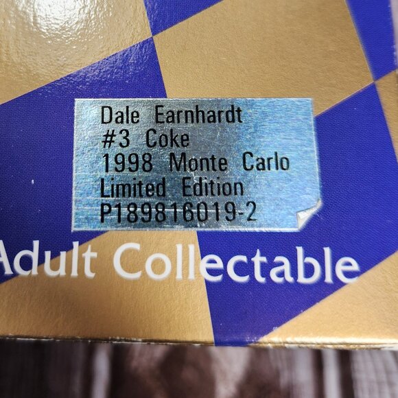 New Action Platinum Series Dale Earnhardt #3 Coca Cola 1998 Monte Carlo 1:18 NIB - Picture 13 of 13